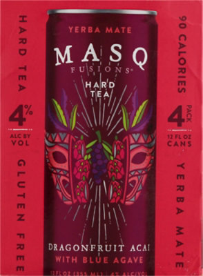 Masq Dragon Fruit Hard Tea - 4-12 FZ - Image 2