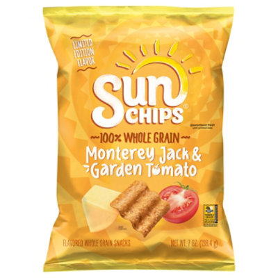 Sunchips Monterey Jack And Garden Salsa 7oz - 7 OZ