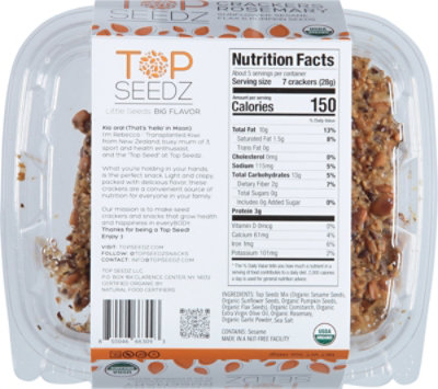 Top Seedz Cracker Rosemary W/seeds Org2 - 5 Oz - Image 6