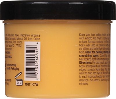 Ampro Pro Styl Black Honey Beez Wax - 4 Oz - Image 5