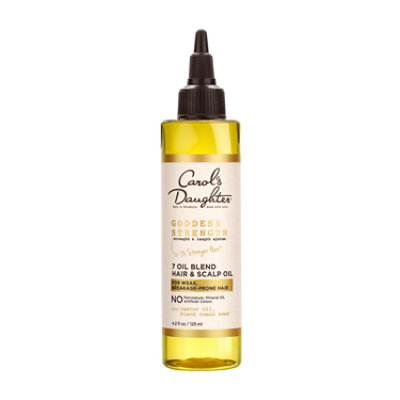 Carol's Daughter Goddess Strength 7 Oil Blend Scalp and Hair Oil with Castor Oil - 4.2 Fl. Oz.