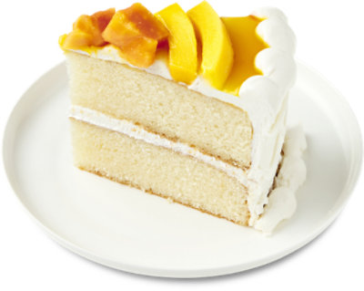 Pavillions Chantilly Almond Tropical Cake Slice - Each - pavilions