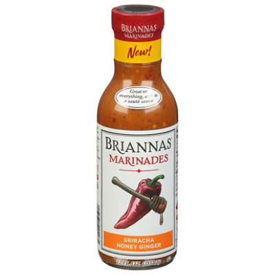 Briannas Marinade Sriracha Honey Ginger - 12 OZ - Image 1
