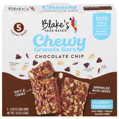 Blakes Seed Based Bars Chewy Chocoalte Chip 5ct - 4.6 OZ - Image 3