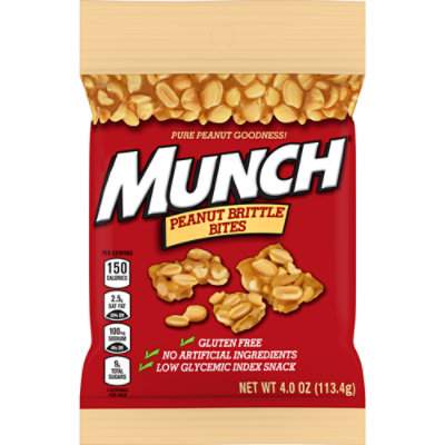 Munch Peanut Brittle Bites Bag - 4.0 Oz - Image 1