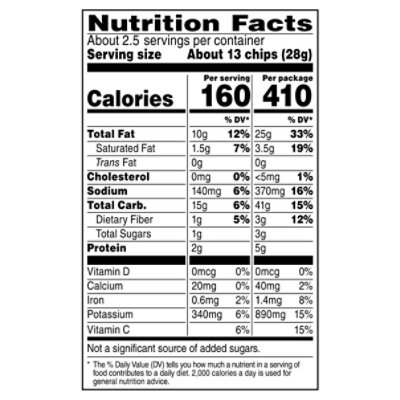 Lays Wavy Potato Chips Cuban Sandwich Potato Crips - 2.62 Oz - Image 3