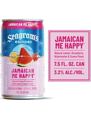 Seagrams Escapes Jamaician Me Happy Single Cans - 7.5 Fl. Oz. - Image 1