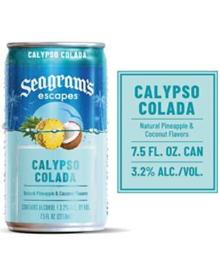 Seagrams Escapes Calypso Colada Single Cans - 7.5 Fl. Oz. - Image 1