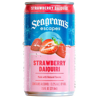 Seagrams Escapes Strawberry Daiquiri Single Cans - 7.5 Fl. Oz.
