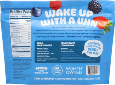 Evergreen Frozen Mixed Berry Almond Waffles - 9 Oz - Image 6