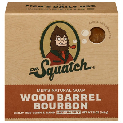 Wood Barrel Bourbon Bar Soap - Each