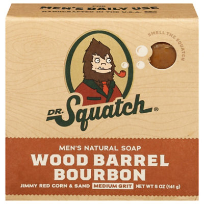 Wood Barrel Bourbon Bar Soap - Each - Image 1