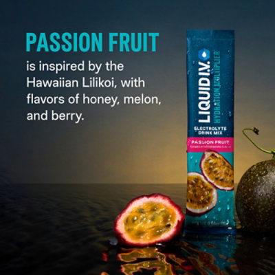 Liquid I.V. Hydration Multiplier Passion Fruit Electrolyte Powder Drink Mix - 3 Count - Image 7