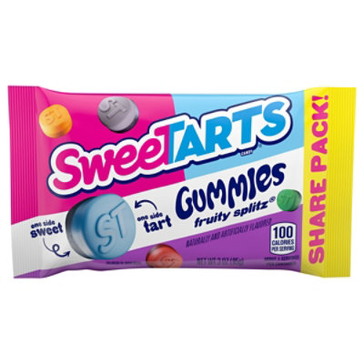 Sweetarts Gummy Fruity Splitz Pouch - 3 Oz