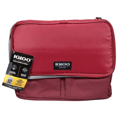 Igloo Collapsible Red Cooler - Each - Image 1