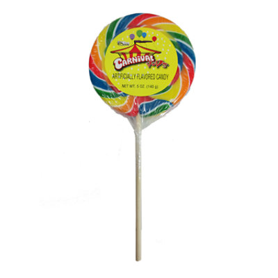 Giant Carnival Pops Lollipops - 4.25 Oz - jewelosco