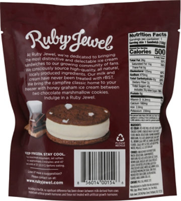 Ruby Jewel Campfire Smores Ice Cream Cookie - 5.25 Oz - Image 6