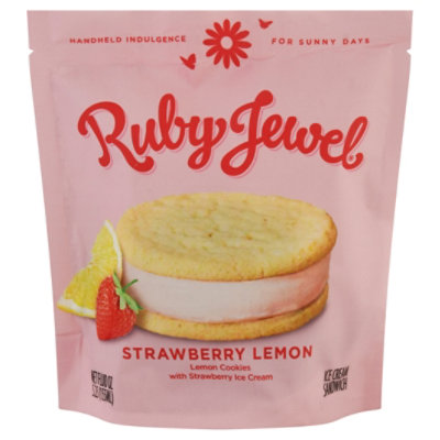 Ruby Jewel Strawberry Lemon Ice Cream Cookies - 5.25 Oz - Image 3