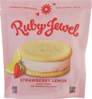 Ruby Jewel Strawberry Lemon Ice Cream Cookies - 5.25 Oz - Image 2