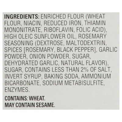 Signature SELECT Crackers Entertaining Rosemary - 8 Oz - Image 4