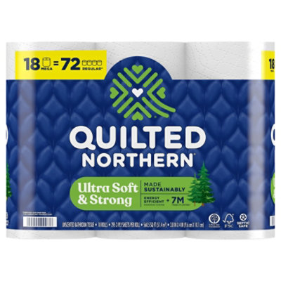 Quilted Northern Ultra Soft And Toilet Paper Mega Rolls - 18 Count - Image 3