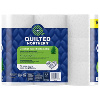 Quilted Northern Ultra Soft And Toilet Paper Mega Rolls - 18 Count - Image 4