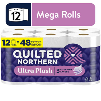 Quilted Northern Ultra Plush Toilet Paper Mega Rolls - 12 Count - Image 2