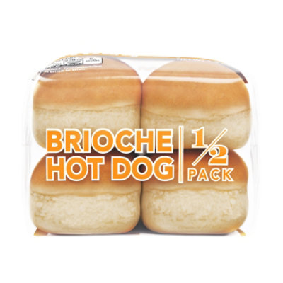 Lewis Bake Shop 1/2 Pack Brioche Hot Dog Bun - 7.5 Oz - Image 5