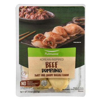 Pulmuone Korean Inspired Beef Dumplings - 8 Oz - Image 3