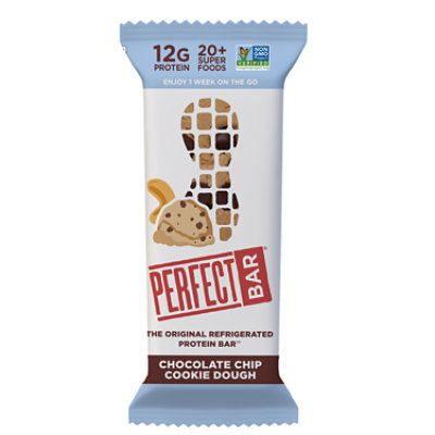 Perfect Bar Gluten-Free Chocolate Chip Cookie Dough Nut Butter Protein Bar - 2.2 Oz - Image 1