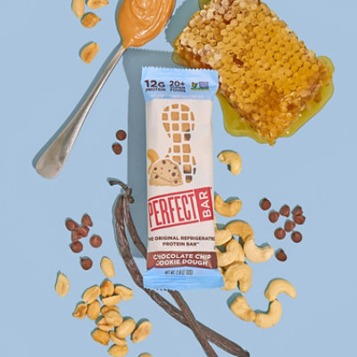 Perfect Bar Gluten-Free Chocolate Chip Cookie Dough Nut Butter Protein Bar - 2.2 Oz - Image 5