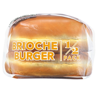 Lewis Bake Shop 1/2 Pack Brioche Burger Bun - 7.5 Oz - Image 4