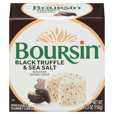 Boursin Black Truffle & Sea Salt Cheese Spread - 5.3 Oz - Image 2