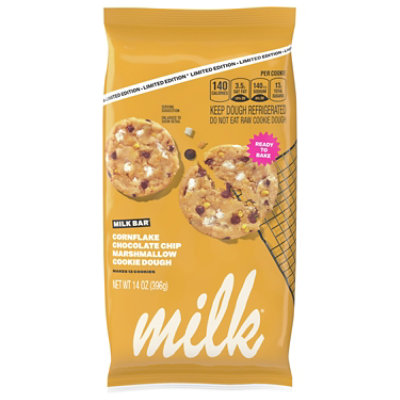 Pillsbury Milk Bar Cornflake Chocolate Chip Marshmallow Ready To Bake Cookie - 14 Oz - Image 3