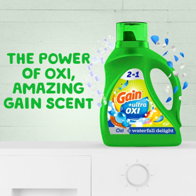 Gain Liquid Laundry Detergent Plus Ultra Oxi Waterfall Delight - 88 Fl. Oz. - 88 FZ - Image 4