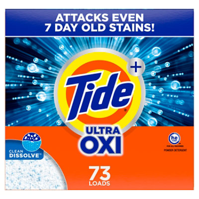 Tide Ultra Oxi Powder Laundry Detergent Original Scent 127 Oz. 127 OZ starmarket
