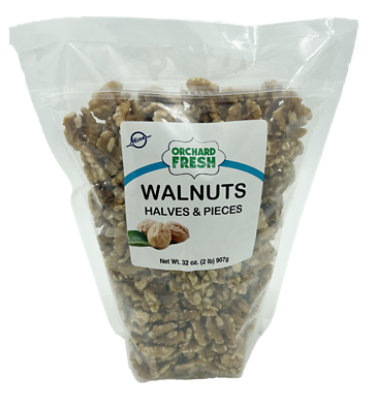 Walnut Halves & Pieces - 32 OZ - Image 1