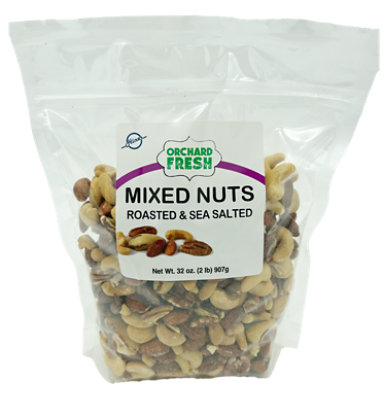 Roasted & Salted Mixed Nuts - 32 OZ - Image 1