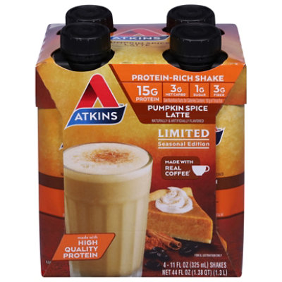 Atkins Ready To Drink Shake Pumpkin Spice Latte - 11 OZ - Image 3