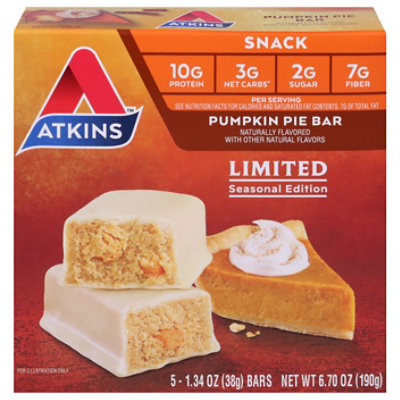 Atkins Snack Bar Pumpkin Spice - 1.34 Oz - Image 3