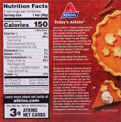 Atk Snack Bar Pumpkin Spice - 1.34 OZ - Image 6