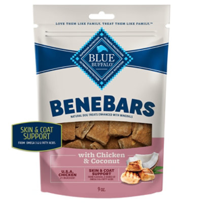Blue Benefit Bar Immune Chicken and Coconut Dog Treats - 9 Oz. - Image 1