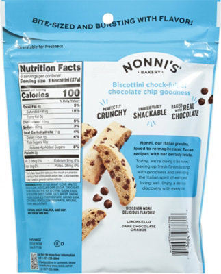 Nonni's Chocolate Chip Bites - 4.8 Oz - Image 4