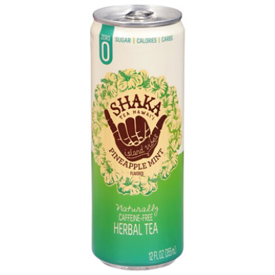 Shaka Tea Herbal Pineapple Mint Ready To Drink - 12 FZ - Image 3