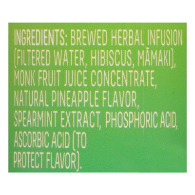 Shaka Tea Herbal Pineapple Mint Ready To Drink - 12 FZ - Image 5