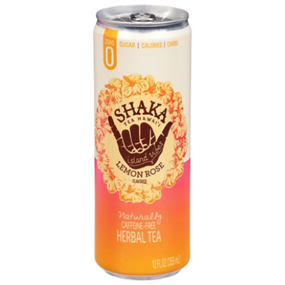 Shaka Tea Herbal Lemon Rose Ready To Drink - 12 FZ - Image 2