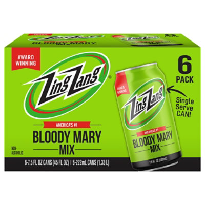 Zing Zang Bloody Mary Mix Can - 6-7.5 FZ - Image 2