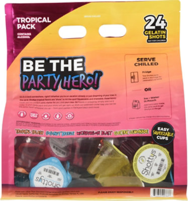 Shottys Gelatin Shot Tropical Pack - 24-50 ML - Image 3