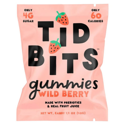 Tidbits Candy Wild Berry Bag - 1.8 OZ - Image 3