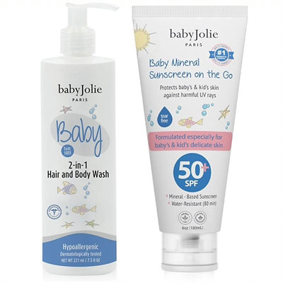 Baby Jolie - Baby Vacation Bundle (Sunscreen & Hair Body Wash) - Image 1